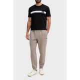 Armani Exchange Erkek One Block Up, Color Contrast Embroiderd logolu eşofman altı, Driftwood., S