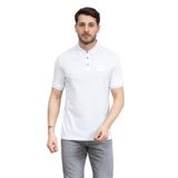 Armani Exchange Erkek Polo Yaka T-Shirt, Beyaz, M Beden