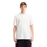 Armani Exchange Erkek Polo Yaka T-Shirt, Beyaz, XL