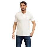 Armani Exchange Erkek Polo Yaka T-Shirt, Beyaz, XS