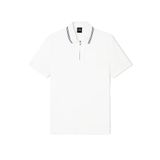 Armani Exchange Erkek Polo Yaka T-Shirt, Off White, L Beden