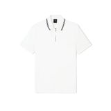 Armani Exchange Erkek Polo Yaka T-Shirt, Off White, XL Beden