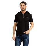 Armani Exchange Erkek Polo Yaka T-Shirt, Siyah, M Beden