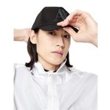Armani Exchange Erkek Rubber Logo Ax Cap Beyzbol Şapkası, Siyah, Einheitsgröße