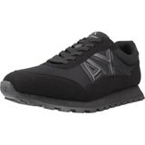 Armani Exchange Erkek Side Geometric Logo Motifs Spor Ayakkabısı, Siyah, 41 EU