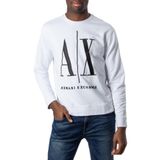 Armani Exchange Erkek Simge Kazak,Beyaz,XXL