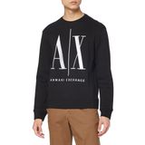 Armani Exchange Erkek Simge Kazak,Siyah,S