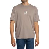 Armani Exchange Erkek Simgesi Küçük Logo Tişört, Sürüklenmiş odun, XL
