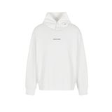 Armani Exchange Erkek Small Front and Back Cotton French Terry kapüşonlu sweatshirt, beyaz (Off White), M
