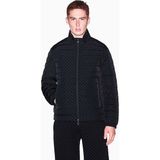 Armani Exchange Erkek Uzun Kollu Logo Desenli Sıfır Yakalı Siyah Ceket XM003510 AF19870-UC001
