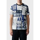 Armani Exchange Jakarlı % 100 Pamuk Regular Fit Bisiklet Yaka T Shirt Erkek T Shirt XM003021 AF10356 F0217 - XL - Kırık Beyaz