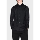Armani Exchange Jakarlı % 100 Pamuk Regular Fit Klasik Yaka Gömlek Erkek Gömlek XM001142 AF13131 FC022 - Siyah