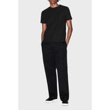 Armani Exchange Jakarlı Dar Kesim Bisiklet Yaka T Shirt Erkek T Shirt XM002821 AF10337 UC001 - Siyah - 2XL