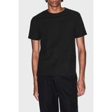 Armani Exchange Jakarlı Dar Kesim Bisiklet Yaka T Shirt Erkek T Shirt XM002821 AF10337 UC001 - Siyah