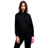 Armani Exchange Kadın Arte Sella, Monogram Tape Detail kapüşonlu sweatshirt, Siyah, M