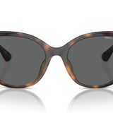 Armani Exchange Kadın Ax4111su Evrensel Fit Kedi Gözü Güneş Gözlüğü, Parlak Havana/Koyu Gri, 54 mm
