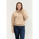 Armani Exchange Kadın Kapüşonlu Sweatshirt, Sound Sand, S Beden