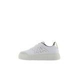 Armani Exchange Kadın Kurt, Color Contrast, Chunky Sole spor ayakkabı, Beyaz Soluk, 40 EU