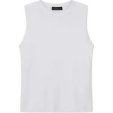 Armani Exchange Kadın Normal Kalıp Ax Logo Işlemeli Yuvarlak Yakalı Beyaz Atlet XW001448 AF10352-U0002 - S