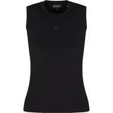 Armani Exchange Kadın Normal Kalıp Ax Logo Işlemeli Yuvarlak Yakalı Siyah Atlet XW001448 AF10352-UC001 - XL
