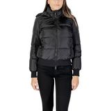 Armani Exchange Kadın Simge Projesi, Logo Yaması, Kısa Boy Ceket, siyah, XL