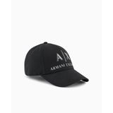 Armani Exchange Kadın suni elmas logo detayı, gündelik görünümlü beyzbol şapkası