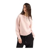 Armani Exchange Kadın Sürdürülebilir, Small Front Logo, Ribbed Cuffs Sweatshirt, Milk Punch, S