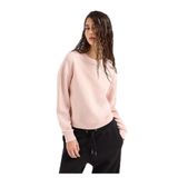 Armani Exchange Kadın Sürdürülebilir, Small Front Logo, Ribbed Cuffs Sweatshirt, Milk Punch, XS