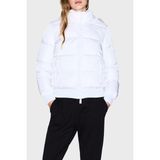 Armani Exchange Kapitoneli Regular Fit Çıkarılabilir Kapüşonlu Şişme Mont Bayan Mont XW000228 AF12286 U0002 - Beyaz - S