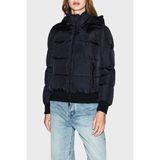 Armani Exchange Kapitoneli Regular Fit Çıkarılabilir Kapüşonlu Şişme Mont Bayan Mont XW000228 AF12286 UC001 - Siyah - XL