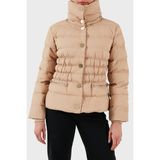 Armani Exchange Kapitoneli Regular Fit Dik Yaka Düğmeli Mont Bayan Mont XW000653 AF15984 U1051 - Kum