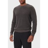 Armani Exchange Kareli Pamuklu Slim Fit Bisiklet Yaka Kazak Erkek Kazak XM001913 AF18841 FC012 - Kahverengi