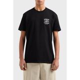 Armani Exchange Logo Baskılı Pamuk Regular Fit Bisiklet Yaka T Shirt Erkek T Shirt XM000550 AF10362 UC001 - Siyah