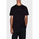 Armani Exchange Logo Baskılı Pamuklu Regular Fit Bisiklet Yaka T Shirt Erkek T Shirt XM001280 AF10361 UC001 - Siyah