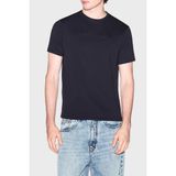 Armani Exchange Logolu % 100 Pamuk Regular Fit Bisiklet Yaka T Shirt Erkek T Shirt XM002467 AF10356 UB101 - Lacivert - XL