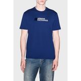 Armani Exchange Logolu % 100 Pamuk Slim Fit Bisiklet Yaka T Shirt Erkek T Shirt XM003094 AF21323 UB095 - Mavi