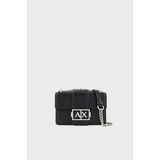 Armani Exchange Logolu Ayarlanabilir Zincir Askılı Çanta Bayan Çanta XW000071 AF12039 UC001 - Siyah