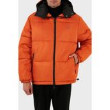 Armani Exchange Logolu Çıkarılabilir Kapüşonlu Çift Taraflı Erkek Mont 6RZB16 ZNJ7Z 52AJ - XL - Siyah - Turuncu