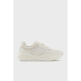 Armani Exchange Logolu Hakiki Deri Kalın Taban Sneaker Ayakkabı Bayan Ayakkabı XW001617 AF17443 M0107 - Beyaz