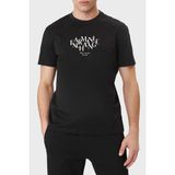 Armani Exchange Logolu Pamuklu Regular Fit Bisiklet Yaka T Shirt Erkek T Shirt XM002782 AF10356 UC001 - Siyah