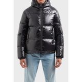 Armani Exchange Logolu Regular Fit Dik Yaka Kuş Tüyü Dolgulu Şişme Mont Erkek Mont 8NZB70 Znynz 1200 - Siyah - XL