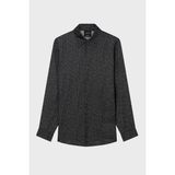 Armani Exchange Logolu Regular Fit Uzun Kollu Gömlek Erkek Gömlek XM002280 AF13235 FC304 - Siyah