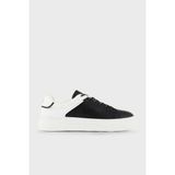 Armani Exchange Logolu Sneaker Ayakkabı Bayan Ayakkabı XDX133 XV725 S277 - Beyaz - Siyah
