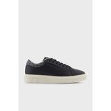 Armani Exchange Logolu Sneaker Ayakkabı Erkek Ayakkabı XM001964 AF19403 MC024 - Siyah - Beyaz