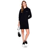Armani Exchange Logolu Streç Pamuklu Regular Fit Kapüşonlu Mini Elbise Bayan ELBİSE XW001453 AF10830 MC021