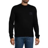 Armani Exchange Logolu Yün Karışımlı Regular Fit Yuvarlak Yaka Kazak Erkek KAZAK XM001329 AF11982 UC001