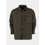 Armani Exchange Loose Fit Haki Düz Erkek Gömlek 6DZC11 ZNIWZ 1897