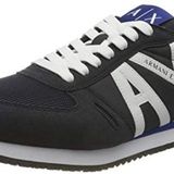 Armani Exchange Micro Suede Multicolor Lacivert Beyaz Erkek Spor Ayakkabı