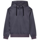 Armani Exchange Pamuk Karışımlı Regular Fit Yarım Fermuarlı Kapüşonlu Sweat Erkek SWEAT XM001355 AF16259 F8039
