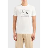 Armani Exchange Pamuklu Regular Fit Bisiklet Yaka T Shirt Erkek T Shirt 3dztad ZJ9AZ 1116 - Beyaz - 2XL